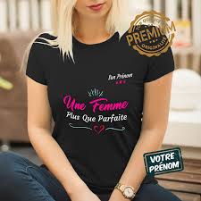 tee shirt personnalisé femme